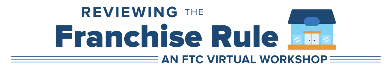 Franchise Rule Workshop Banner